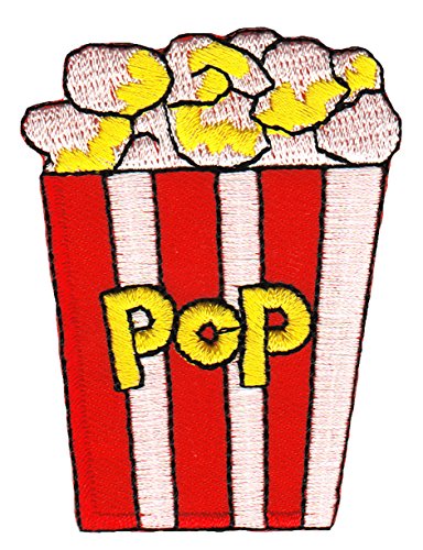 Popcorn Tüte Gestickt Aufnäher zum aufbügeln oder aufnähen Bügelbild Aufbügler für Kleidung gestickter Bügelpatch Applikation Patch Größe 5,0 x 6,4 cm Popcorn Tüte Gestickt Aufnäher zum aufbügeln oder aufnähen Bügelbild Aufbügler für Kleidung gestickter Bügelpatch Applikation Patch Größe 5,0 x 6,4 cm von BP BRAUNERT PATCHES