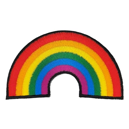 BP BRAUNERT PATCHES Regenbogen Aufnäher zum Aufbügeln oder Aufnähen Bügelbild Aufbügler für Kleidung Gestickter Bügelflicken LGBT Rainbow Pride Applikation Patch 1 Stück 7,2 x 4,4 cm Flach BP BRAUNERT PATCHES Regenbogen Aufnäher zum Aufbügeln oder Aufnähen Bügelbild Aufbügler für Kleidung Gestickter Bügelflicken LGBT Rainbow Pride Applikation Patch 1 Stück 7,2 x 4,4 cm Flach von BP BRAUNERT PATCHES