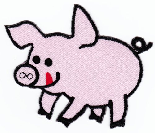 Schwein Rosa Sau Bauernhof Aufnäher zum aufbügeln oder aufnähen Bügelbild Aufbügler für Kleidung gestickter Bügelpatch Applikation Patch Größe 9,8 x 8,0 cm Schwein Rosa Sau Bauernhof Aufnäher zum aufbügeln oder aufnähen Bügelbild Aufbügler für Kleidung gestickter Bügelpatch Applikation Patch Größe 9,8 x 8,0 cm von BP BRAUNERT PATCHES