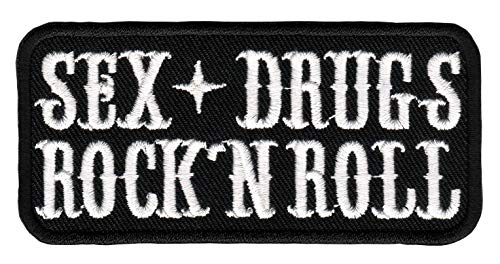 Sex Drugs Rock N Roll Aufnäher zum aufbügeln oder aufnähen Bügelbild Aufbügler für Kleidung gestickter Bügelpatch Applikation Musik Patch Größe 9,0 x 4,4 cm Sex Drugs Rock N Roll Aufnäher zum aufbügeln oder aufnähen Bügelbild Aufbügler für Kleidung gestickter Bügelpatch Applikation Musik Patch Größe 9,0 x 4,4 cm von BP BRAUNERT PATCHES