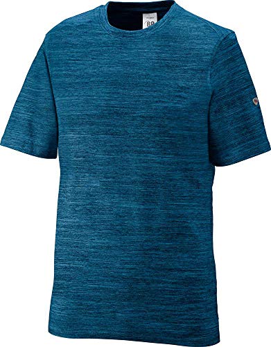 BP 1714-235-110-2XL Unisex-T-Shirts, Space-Dye-Stoff, 1/2 Ärmel, Rundhals, 170,00 g/m² Stoffmischung mit Stretch, Weltraum-Blau, 2XL von BP