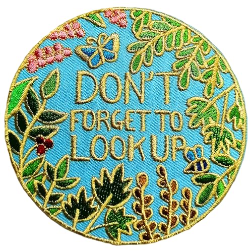 BPA Aufnäher Patches,Patches zum Aufbügeln,Bügel Patches,Flicken zum Aufbügeln-Do not Forget to Look up BPA Aufnäher Patches,Patches zum Aufbügeln,Bügel Patches,Flicken zum Aufbügeln-Do not Forget to Look up von BPA