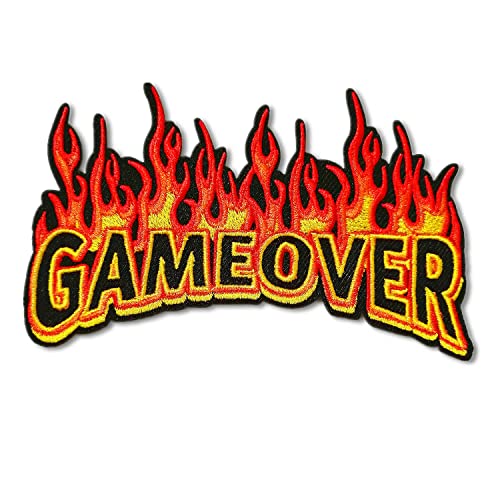 BPA Aufnäher, Patches zum Aufbügeln, Bügel Flicken - Game Over von BPA