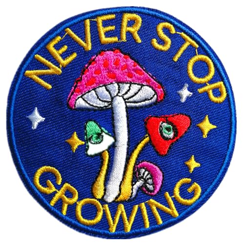 BPA Aufnäher Patches,Patches zum Aufbügeln,Bügel Patches,Flicken zum Aufbügeln- Never Stop Growing von BPA