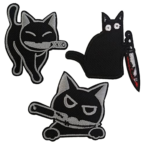BPA 3 Stück Aufnäher, Patches zum Aufbügeln, Bügel Flicken von BPA