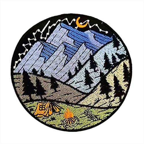 BPA Landschaft Aufnäher, Patches zum Aufbügeln, Bügel Flicken von BPA