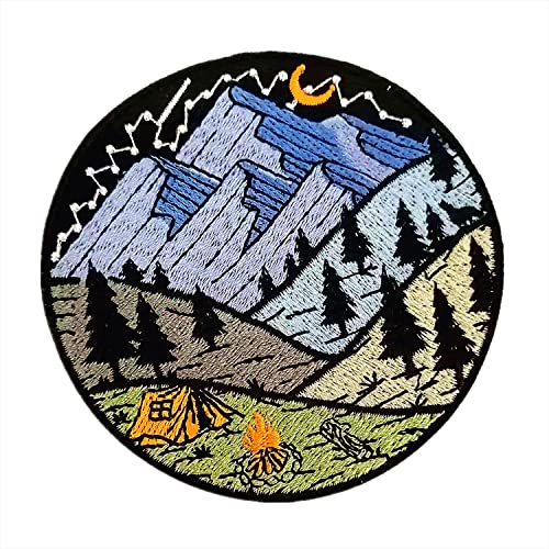 BPA Landschaft Aufnäher Patches,Patches zum Aufbügeln,Bügel Patches,Flicken zum Aufbügeln von BPA