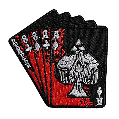 BPA Aufnäher Patches Schädel,Patches zum Aufbügeln,Bügel Patches,Flicken zum Aufbügeln von BPA