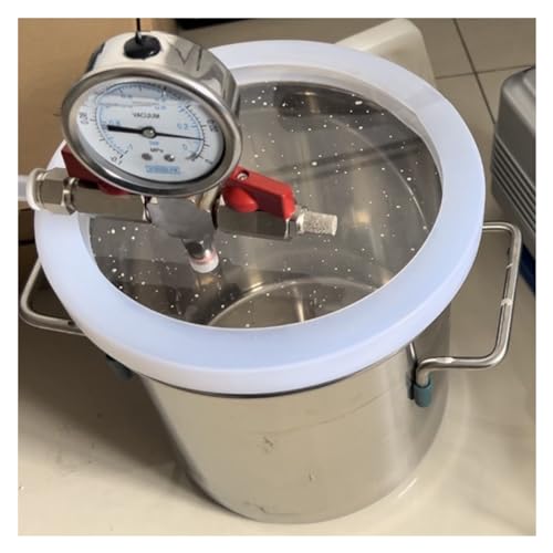 Vakuum-Entgasungskammer-Set aus Edelstahl mit durchsichtigem Acryldeckel zur Stabilisierung von Epoxidharz und Holz – Fassungsvermögen von 6 bis 100 l(35L) von BPQCOFZT