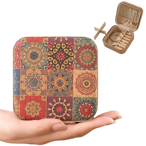 Schmuckaufbewahrung Klein Reise, Schmuckkästchen Mini, Schmuckkasten Tragbarer, Schmuckschatulle Für Ohrringe, Ringe, Ohrstecker, Kette, Frauen Mädchen Mutter Geschenke-10x10x5cm (Klassisch Muster 2) Schmuckaufbewahrung Klein Reise, Schmuckkästchen Mini, Schmuckkasten Tragbarer, Schmuckschatulle Für Ohrringe, Ringe, Ohrstecker, Kette, Frauen Mädchen Mutter Geschenke-10x10x5cm (Klassisch Muster 2) von BQBQHONE