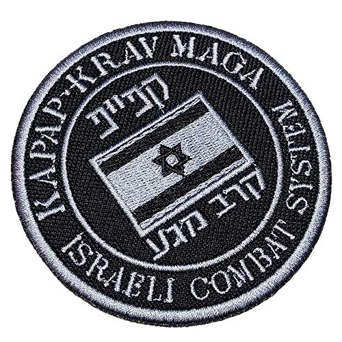 ATM146T Israel Kapap Krav-MAGA bestickter Aufnäher zum Aufbügeln oder Aufnähen, Kimono, 3,74 × 9,5 cm von BR44