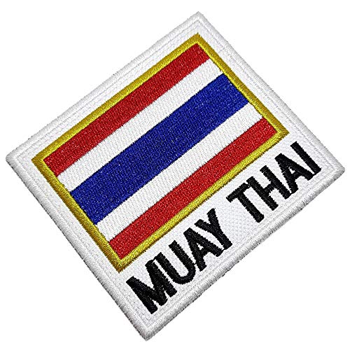 ATM210T Muay Thai Thailand Flagge bestickt zum Aufnähen in Kimono ATM210T Muay Thai Thailand Flagge bestickt zum Aufnähen in Kimono von BR44
