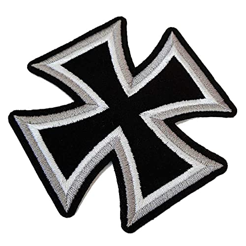 M0025T 95 Eisernes Kreuz WWII Krieg bestickter Aufnäher zum Aufbügeln oder Nähen M0025T 95 Eisernes Kreuz WWII Krieg bestickter Aufnäher zum Aufbügeln oder Nähen von BR44