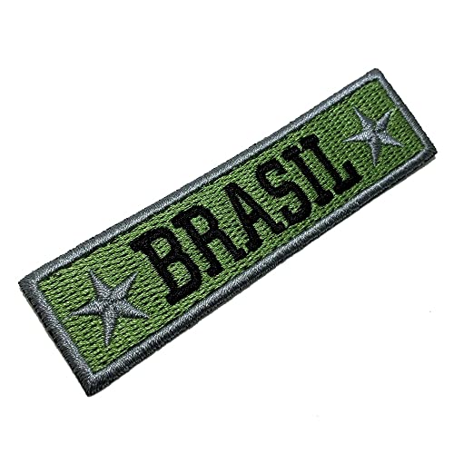 M0029T03 Brasilien Militär Bestickter Aufnäher für Uniform, Kimono, Weste, Fahrrad, zum Aufbügeln oder Aufnähen M0029T03 Brasilien Militär Bestickter Aufnäher für Uniform, Kimono, Weste, Fahrrad, zum Aufbügeln oder Aufnähen von BR44