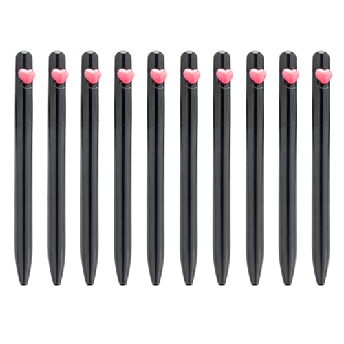 10 Stück Kugelschreiber für glattes Schreiben, 1,0 mm, Liebesherz, Schreibwaren für Schule, Büro, glattes Schreiben, Liebesherz, Schreibwaren für Lehrer 10 Stück Kugelschreiber für glattes Schreiben, 1,0 mm, Liebesherz, Schreibwaren für Schule, Büro, glattes Schreiben, Liebesherz, Schreibwaren für Lehrer von BRABOSTON