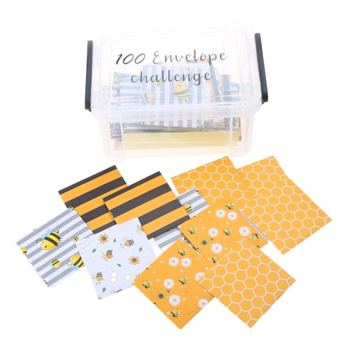 100 Geldumschläge, inklusive 100 Zahlenaufklebern und Organizer-Box, multifunktional, Budget-Umschläge, Geldumschläge für Geldbeutel, Geldschein-Herausforderung 100 Geldumschläge, inklusive 100 Zahlenaufklebern und Organizer-Box, multifunktional, Budget-Umschläge, Geldumschläge für Geldbeutel, Geldschein-Herausforderung von BRABOSTON