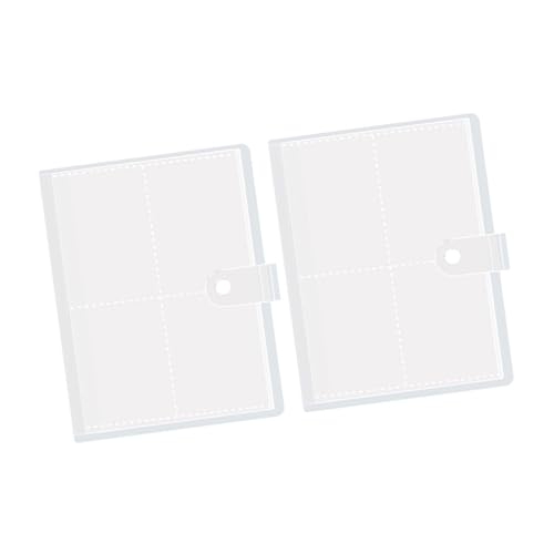2 x Einsteckseiten-Album, kleine Datei-Organizer-Tasche mit 80/84/160 Fächern, große Kapazität für einfache Klassifizierung, einfacher Zugriff, Quittungs- und Ticketordner 2 x Einsteckseiten-Album, kleine Datei-Organizer-Tasche mit 80/84/160 Fächern, große Kapazität für einfache Klassifizierung, einfacher Zugriff, Quittungs- und Ticketordner von BRABOSTON