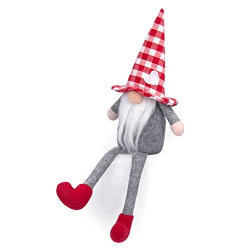 BRABOSTON Sitzende gesichtslose Plüschpuppe für Hochzeit, Weihnachten, Valentinstag, Dekorationen, handgefertigte Tomte-Zwerge, Neujahrsgeschenk, Plüsch-Dekor-Set BRABOSTON Sitzende gesichtslose Plüschpuppe für Hochzeit, Weihnachten, Valentinstag, Dekorationen, handgefertigte Tomte-Zwerge, Neujahrsgeschenk, Plüsch-Dekor-Set von BRABOSTON