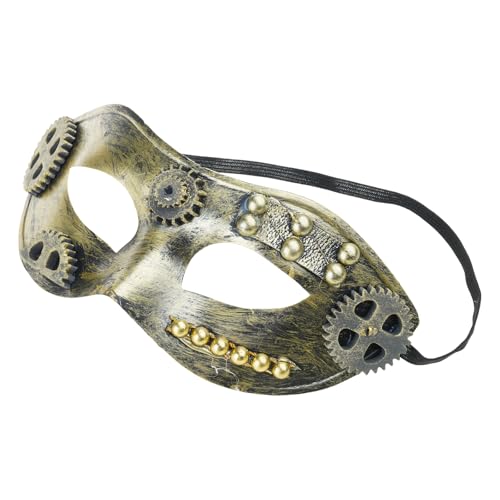 BRABOSTON Unisex gezackte Maskerade Cosplay Sterevunk halbes Gesicht für Karneval Halloween Dress Up Party Geschenke Mechanisches halbes Gesicht BRABOSTON Unisex gezackte Maskerade Cosplay Sterevunk halbes Gesicht für Karneval Halloween Dress Up Party Geschenke Mechanisches halbes Gesicht von BRABOSTON