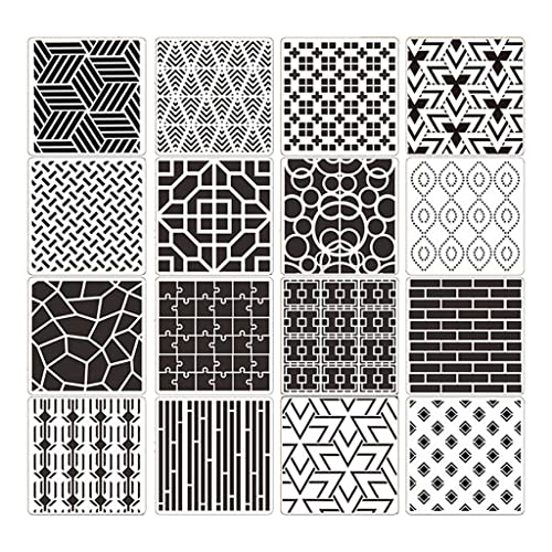 Große Geometrievorlagen, kleine ausgehöhlte PET-Schablonen, Tierstreifen, Schablone für Kinder und Erwachsene, Zeichnen, Graffiti-Malschablonen für Leinwand, Buchstaben, Felsen, Leinwand Große Geometrievorlagen, kleine ausgehöhlte PET-Schablonen, Tierstreifen, Schablone für Kinder und Erwachsene, Zeichnen, Graffiti-Malschablonen für Leinwand, Buchstaben, Felsen, Leinwand von BRABOSTON
