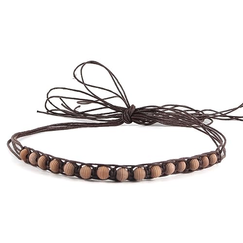 Hutseil, Reisehuthalter, Weben, multifunktional, Outdoor, Strohweben, dekoratives Accessoire, Perlenbänder für Damen, Perlenbänder für Cowboyhüte, Strohhüte von BRABOSTON