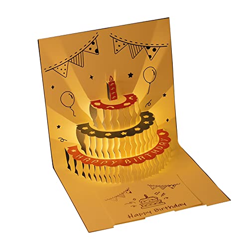 Musikalische Geburtstagskarte mit LED-Licht, Grußkarten mit Musik, Geburtstagskuche, für alle Anlässe, Geschenkpapier Musikalische Geburtstagskarte mit LED-Licht, Grußkarten mit Musik, Geburtstagskuche, für alle Anlässe, Geschenkpapier von BRABOSTON