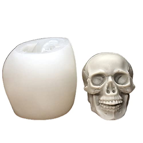 Totenkopf-Silikonform für Halloween, handgefertigte Silikonformen für Seife, klein Totenkopf-Silikonform für Halloween, handgefertigte Silikonformen für Seife, klein von BRABOSTON