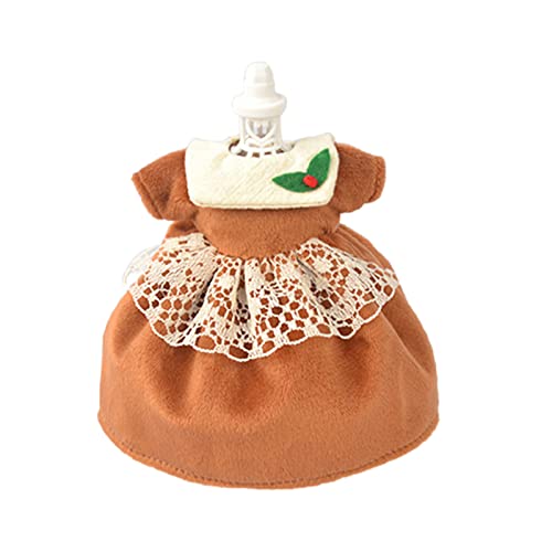 Weihnachts-Baby-Mädchen für Puppenanzug, Miniatur-Puppenkleidung, Zubehör, Zubehör für kleine Baby-Mädchen, Match-Kleidung, Puppenanzug Weihnachts-Baby-Mädchen für Puppenanzug, Miniatur-Puppenkleidung, Zubehör, Zubehör für kleine Baby-Mädchen, Match-Kleidung, Puppenanzug von BRABOSTON