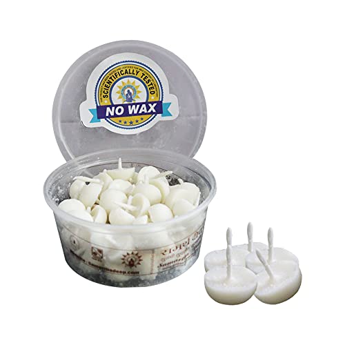 BRACOP® Ghee-Dochte Öllampen-Dekor Hindu Pooja Samagri Diyas handgeschnitztes rundes Ghee Batti Hindu Docht Einer Göttinnen-Öllampe für die Dekoration von Zuhause Tempel religiöse Geschenke. von BRACOP
