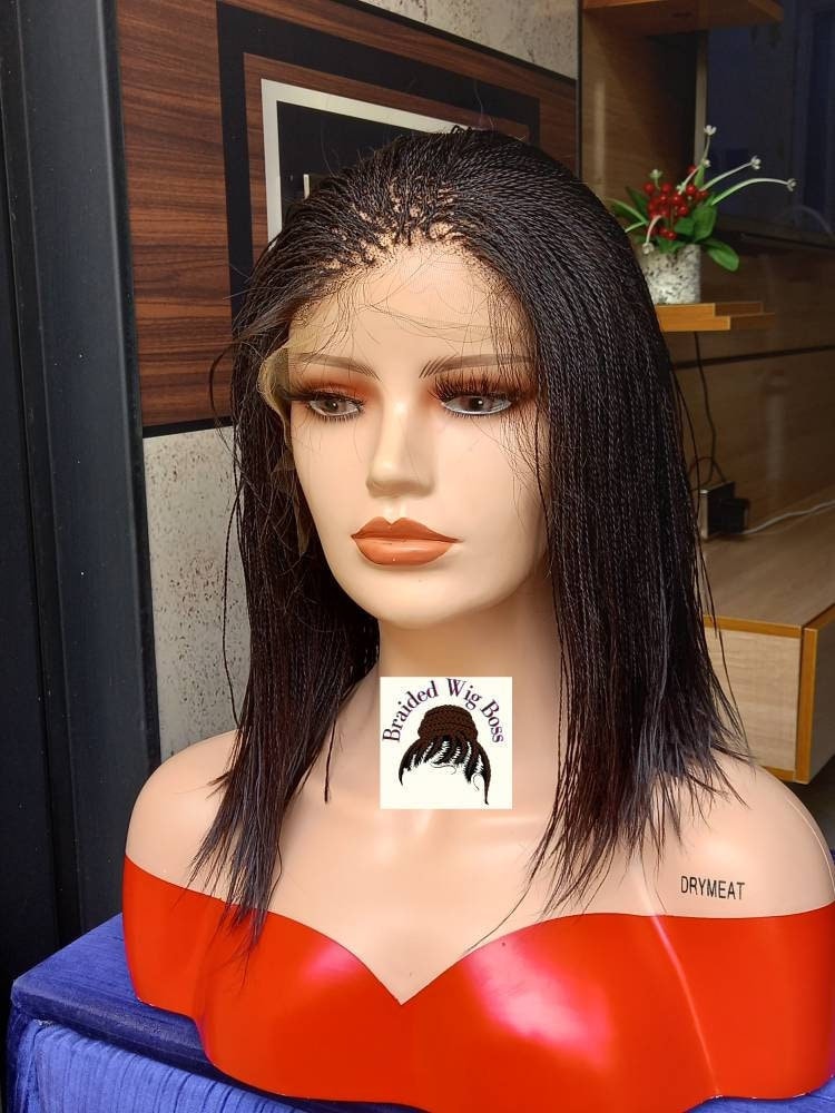 Kurze Spitzenfront Bob Micro Zopfperücke, Handgemachte Geflochtene Perücken Für Schwarze Frauen, Volle Spitze Perücke, Spitzenperücken, Kurze Perücke Kurze Spitzenfront Bob Micro Zopfperücke, Handgemachte Geflochtene Perücken Für Schwarze Frauen, Volle Spitze Perücke, Spitzenperücken, Kurze Perücke von BRAIDEDWIGBOUTIQUE