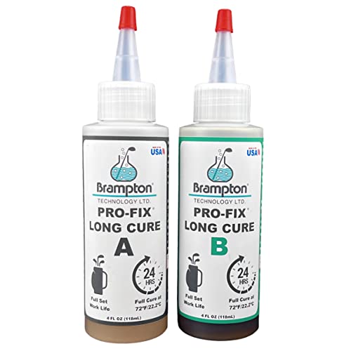 Brampton Pro-Fix Golf-Epoxidharz, langhärtend, komplettes Set, Arbeitsleben, extra stark, Golf-Epoxid, für alle Golfschäfte, Golfköpfe, Putter und Eisen, entwickelt für die Golf-Industrie (227 g) Brampton Pro-Fix Golf-Epoxidharz, langhärtend, komplettes Set, Arbeitsleben, extra stark, Golf-Epoxid, für alle Golfschäfte, Golfköpfe, Putter und Eisen, entwickelt für die Golf-Industrie (227 g) von BRAMPTON TECHNOLOGY, LTD.