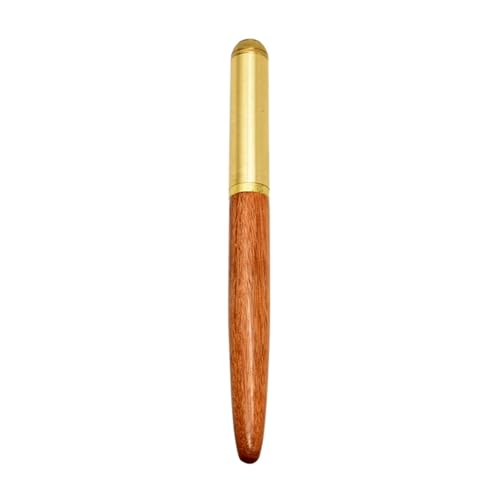 BRART Retro Füllfederhalter aus Holz, Bronze, 0,5 mm, luxuriös, für Büro, Geschäft, Schreiben, Kunst, Kalligraphie, Stifte, Büro, Schreibwaren, Geschenk, Tintenstift (hellgrün) von BRART