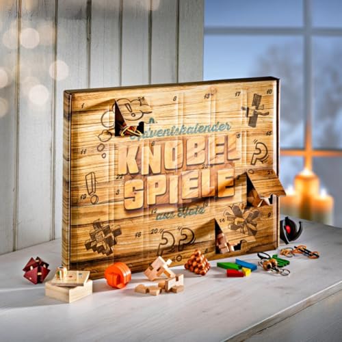 Adventskalender Holz Knobelspiele von BRAST