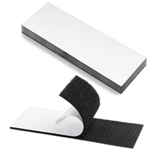 BRAVESHINE Klettband selbstklebend extra stark, 60mm X 180mm Klettverschluss selbstklebend 6 Stück doppelseitiges Klettband Klett Klebeband, Set Haken & Flausch BRAVESHINE Klettband selbstklebend extra stark, 60mm X 180mm Klettverschluss selbstklebend 6 Stück doppelseitiges Klettband Klett Klebeband, Set Haken & Flausch von BRAVESHINE
