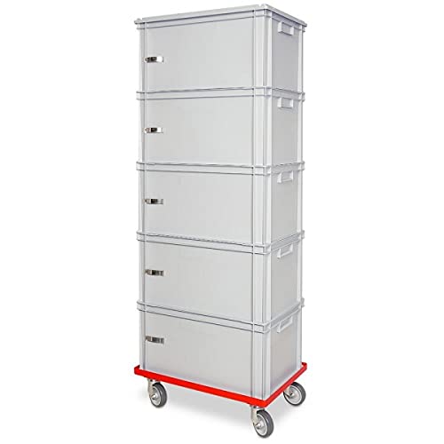 BRB Archivboxen für DIN A4 Ordner - mit Roller, 5 Boxen in grau BRB Archivboxen für DIN A4 Ordner - mit Roller, 5 Boxen in grau von BRB