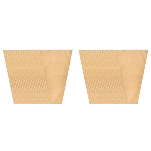 BRCUAT 100Er-Pack Blumenhüllen für Blumensträuße, 14 X 22 Große BlumenverpackungspapiertüTen, Durchsichtige Vorderseite Aus Kraftpapier für Blumen von BRCUAT