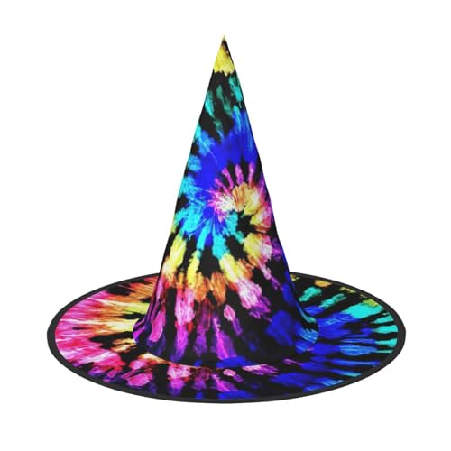 BREAUX Exotischer Stamm Batik-Stil Druck Halloween Hexe und Zauberer Hut Hexenkostüm für Themendekoration Halloween Party BREAUX Exotischer Stamm Batik-Stil Druck Halloween Hexe und Zauberer Hut Hexenkostüm für Themendekoration Halloween Party von BREAUX