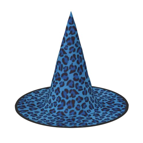 BREAUX Leopardenhaut Tierdruck Halloween Hexe und Zauberer Hut Hexenkostüm für Themendekoration Halloween Party von BREAUX