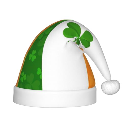 BREAUX Weihnachtsmütze mit irischer Flagge, Weihnachtsmütze, Weihnachten, Neujahr, Festtags-Partyzubehör BREAUX Weihnachtsmütze mit irischer Flagge, Weihnachtsmütze, Weihnachten, Neujahr, Festtags-Partyzubehör von BREAUX