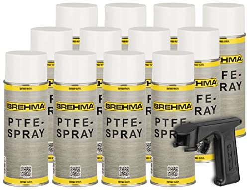 24x BREHMA PTFE Spray Kriechöl Schmiermittel Trockenschmierung 400ml mit Griff von BREHMA