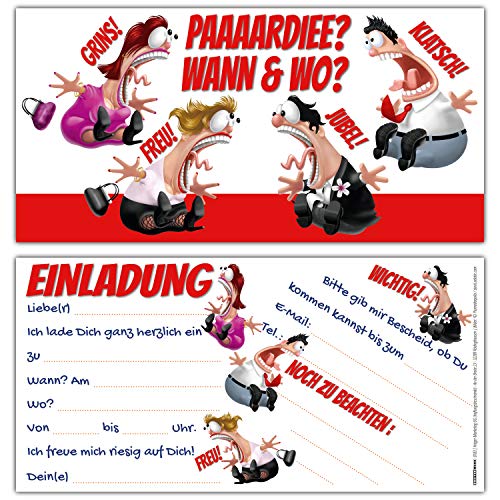12er Set KOLLEGEN Einladungskarten - edle & witzige Einladungen zum Geburtstag für Erwachsene Mädchen Jungen Kindergeburtstag Party von BREITENWERK 12er Set KOLLEGEN Einladungskarten - edle & witzige Einladungen zum Geburtstag für Erwachsene Mädchen Jungen Kindergeburtstag Party von BREITENWERK von BREITENWERK
