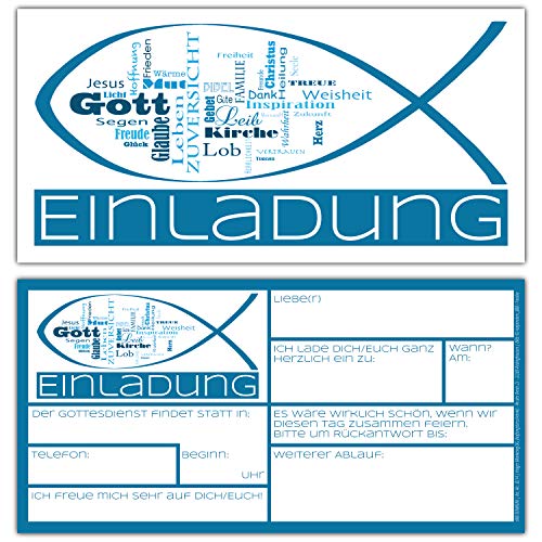 25 Einladungskarten zur Konfirmation Kommunion Taufe Firmung XL-Set CHRISTLICHE WORTWOLKE - edle Premium Einladungen zum Ausfüllen von BREITENWERK 25 Einladungskarten zur Konfirmation Kommunion Taufe Firmung XL-Set CHRISTLICHE WORTWOLKE - edle Premium Einladungen zum Ausfüllen von BREITENWERK von BREITENWERK