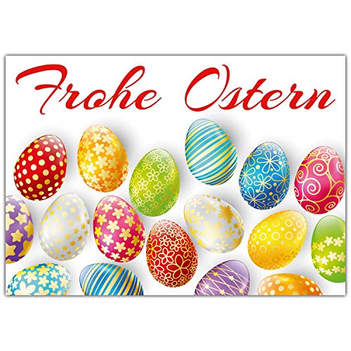 A4 XXL Osterkarte EDLE OSTEREIER mit Umschlag - moderne Premium Klappkarte für liebe Freunde Verwandte Kollegen - Frohe Ostern Karte von BREITENWERK A4 XXL Osterkarte EDLE OSTEREIER mit Umschlag - moderne Premium Klappkarte für liebe Freunde Verwandte Kollegen - Frohe Ostern Karte von BREITENWERK von BREITENWERK