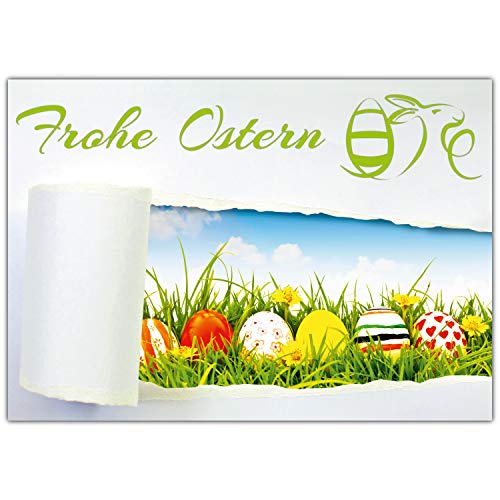 A4 XXL Osterkarte OSTEREIER IM GRÜNEN mit Umschlag - edle Klappkarte für liebe Freunde Verwandte Kollegen - Frohe Ostern Karte von BREITENWERK A4 XXL Osterkarte OSTEREIER IM GRÜNEN mit Umschlag - edle Klappkarte für liebe Freunde Verwandte Kollegen - Frohe Ostern Karte von BREITENWERK von BREITENWERK