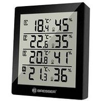 BRESSER® Temeo Hygro Quadro Wetterstation schwarz von BRESSER®