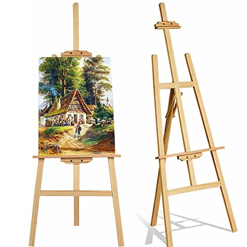 1,5 m Holzstaffelei mit Stativ für Kunst, Künstler, Staffelei, Ständer für Malerei, Zeichnen, Display, Studio, Leinwand, Staffelei, hoher verstellbarer A-Rahmen 1,5 m Holzstaffelei mit Stativ für Kunst, Künstler, Staffelei, Ständer für Malerei, Zeichnen, Display, Studio, Leinwand, Staffelei, hoher verstellbarer A-Rahmen von BRIEFNESS