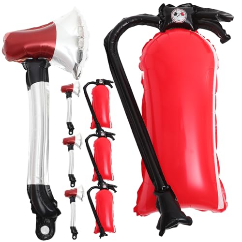 BRIGHTFUFU 1 Set Aluminiumfolie Aufblasbares Feuer Spielzeug Feuerlöscher Luftballons Feuerwehrparty Dekorationen BRIGHTFUFU 1 Set Aluminiumfolie Aufblasbares Feuer Spielzeug Feuerlöscher Luftballons Feuerwehrparty Dekorationen von BRIGHTFUFU