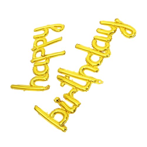 BRIGHTFUFU 1satz Happy Birthday Folienballon Bunte Aluminium Dekoration Für Kindergeburtstagsfeiern Einfach Zu Verwenden Für Fotos Und Kreative Partygestaltung Teiliges von BRIGHTFUFU