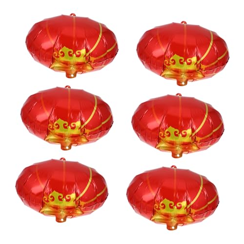 BRIGHTFUFU 10 Stück Chinesische Neujahrsballons Rot Und Gold Ballonset Ballonhintergrund Frohes Neues Jahr Ballons Frühlingsfest Partyzubehör von BRIGHTFUFU