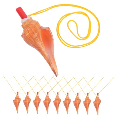 BRIGHTFUFU 10 Stück Schraubenwinkelpfeife Muschelpfeife Im Freien Pfeifen Mit Lanyard Muschelpfeifen Muschelförmiges Pfeifenspielzeug Outdoor-trainingspfeifen Plastik BRIGHTFUFU 10 Stück Schraubenwinkelpfeife Muschelpfeife Im Freien Pfeifen Mit Lanyard Muschelpfeifen Muschelförmiges Pfeifenspielzeug Outdoor-trainingspfeifen Plastik von BRIGHTFUFU